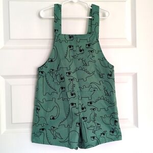 The cutest dino shortalls